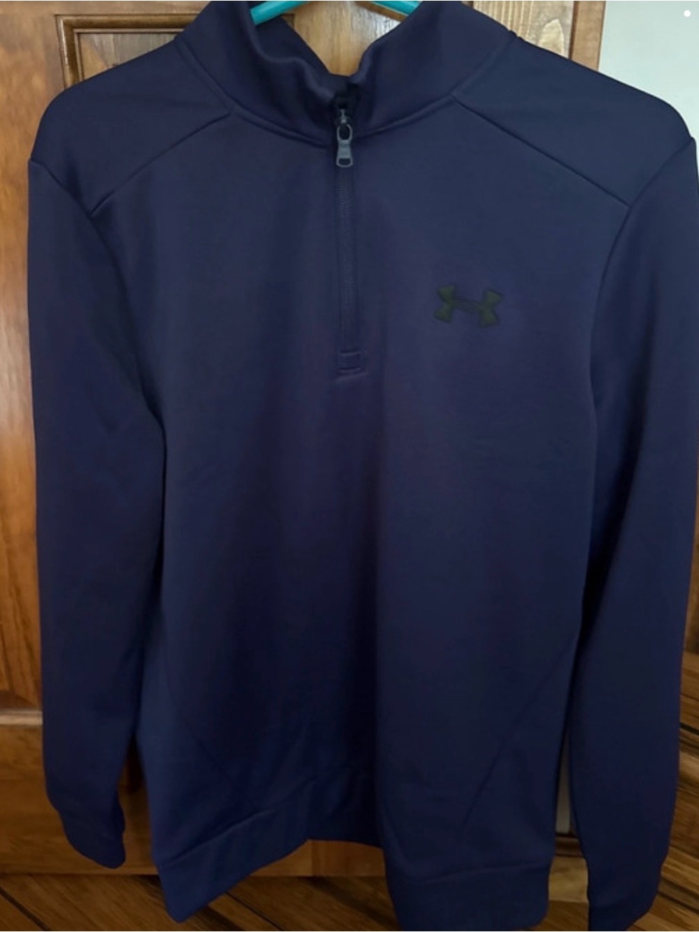 Under Armour Men's Navy Quarter-Zip Pullover Jacket, men’s small, brand new